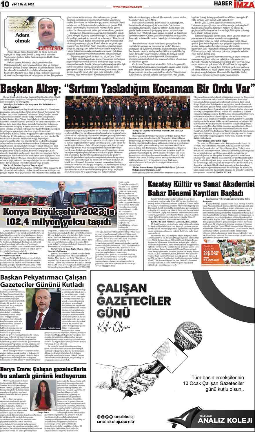 Konya İmza E-Gazete 10