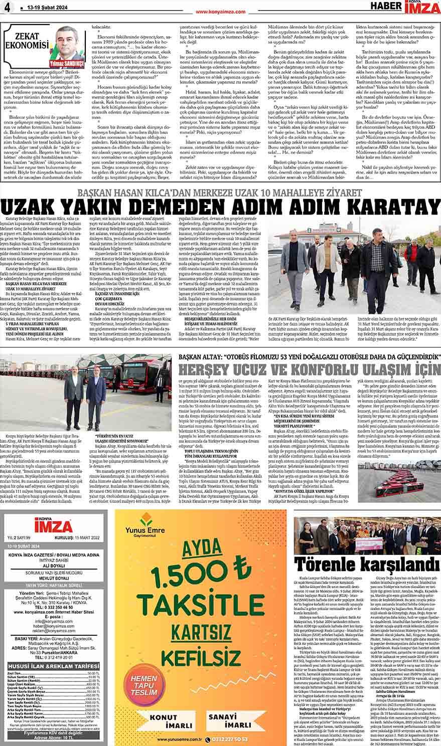 Konya İmza E-Gazete 4