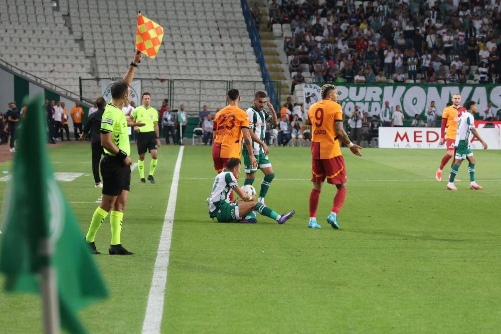 Konyaspor iyi oynadığı mücadeleden mağlup ayrılıyor! Konyaspor 1-2 Galatasaray 2