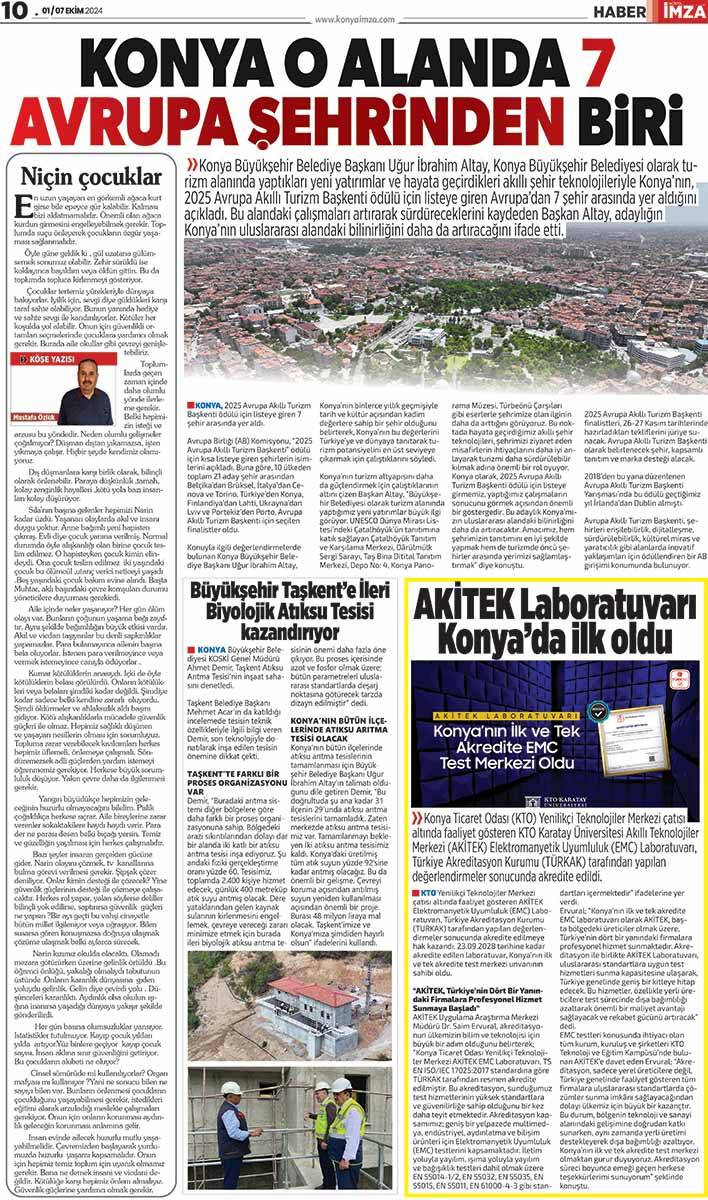 Konya İmza E-GAZETE (01/07 Ekim 2024) 10