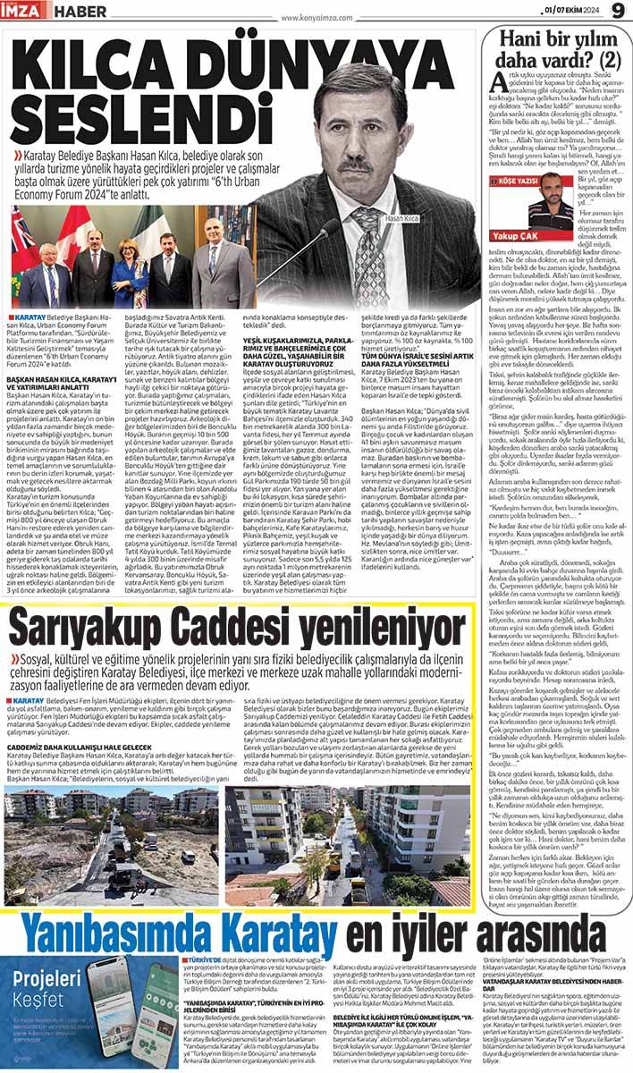 Konya İmza E-GAZETE (01/07 Ekim 2024) 9