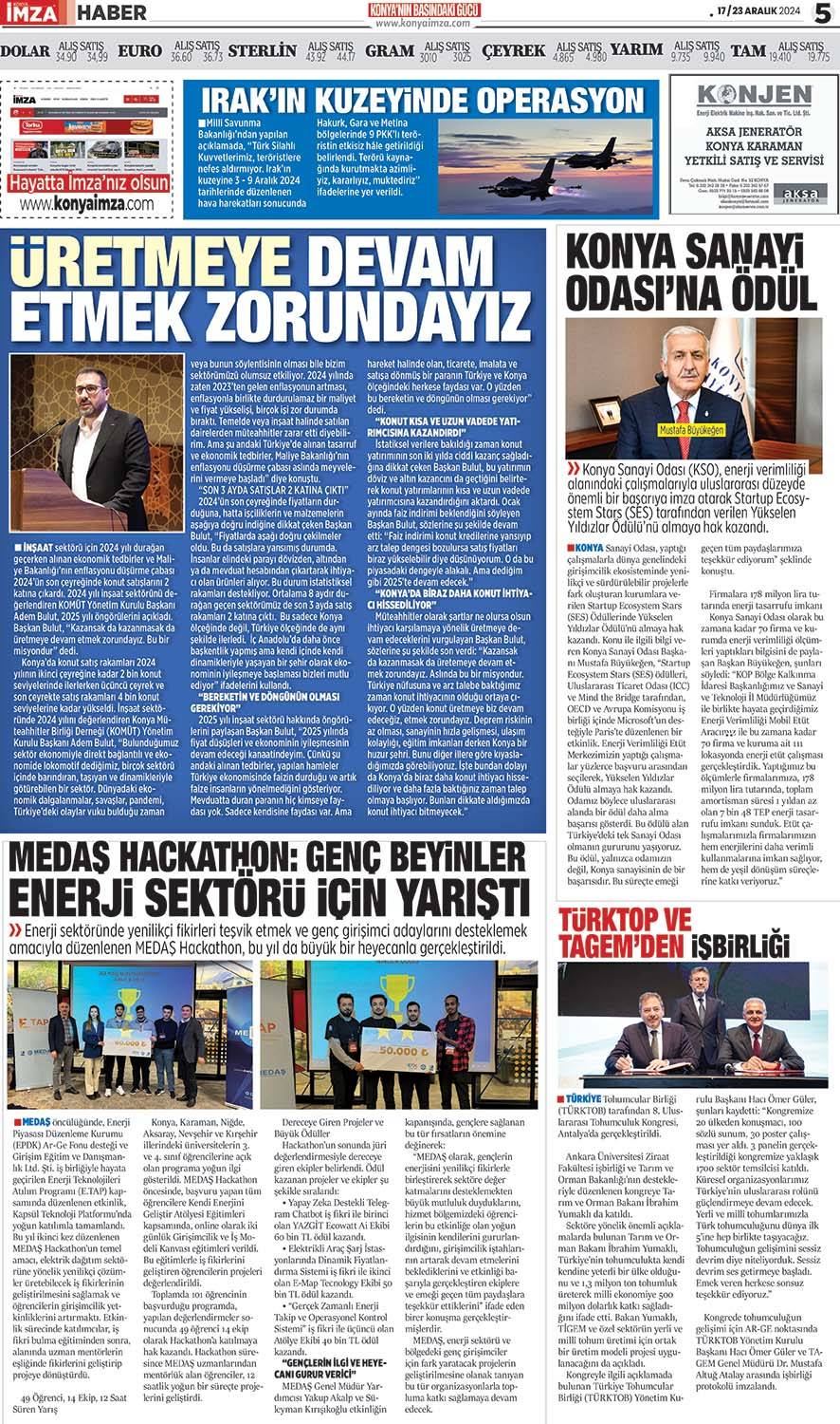 Konya İmza E-GAZETE (17/23 Aralık 2024)  - Konya gazete oku- Konya yerel gazete 5