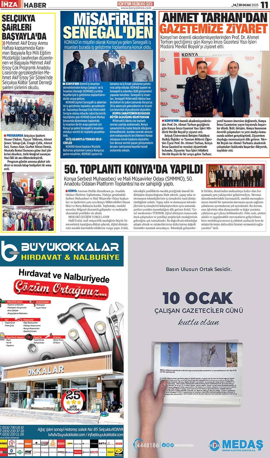 Konya İmza E- Gazete! Konya İmza gazetesi sayfaları! - Konya gazete oku 11