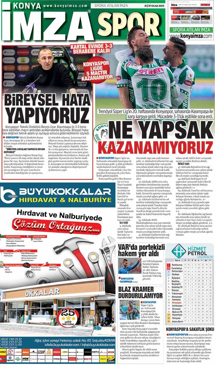 Konya İmza E - Gazete! 21 / 27 Ocak 2025 12