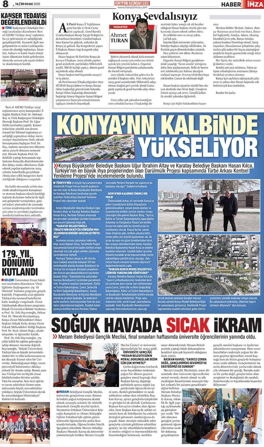 Konya İmza E- Gazete! Konya İmza gazetesi sayfaları! - Konya gazete oku 8