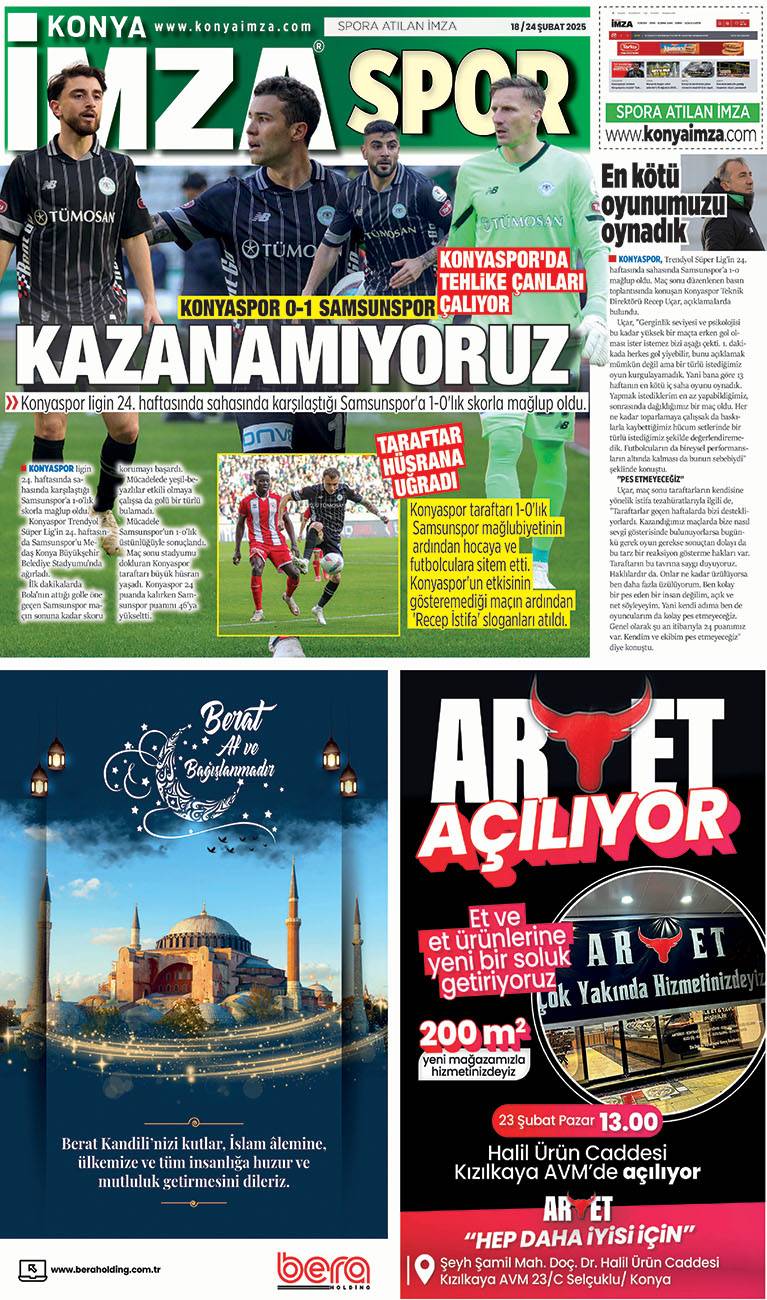 Konya İmza E-GAZETE (18 / 24 Şubat 2025) 12