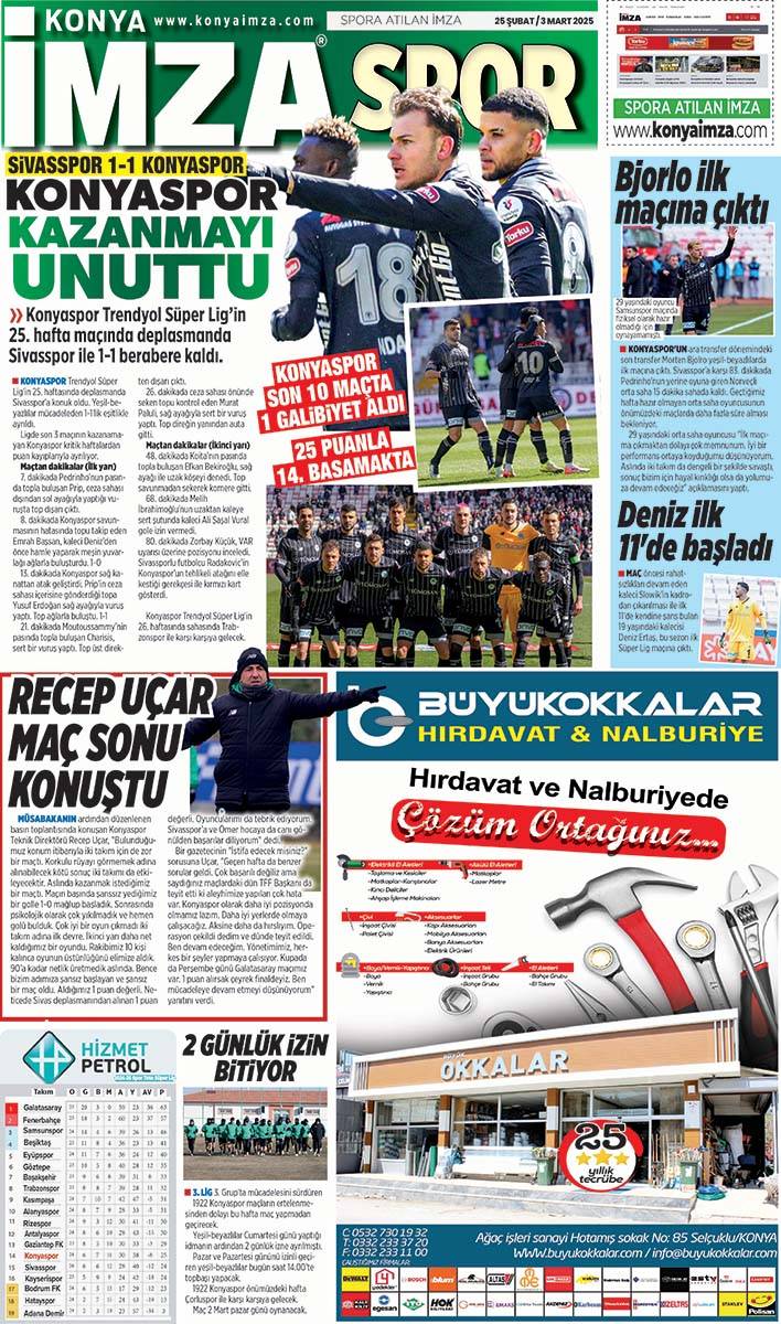 Konya İmza E - GAZETE (25 Şubat / 3 Mart 2025) 12