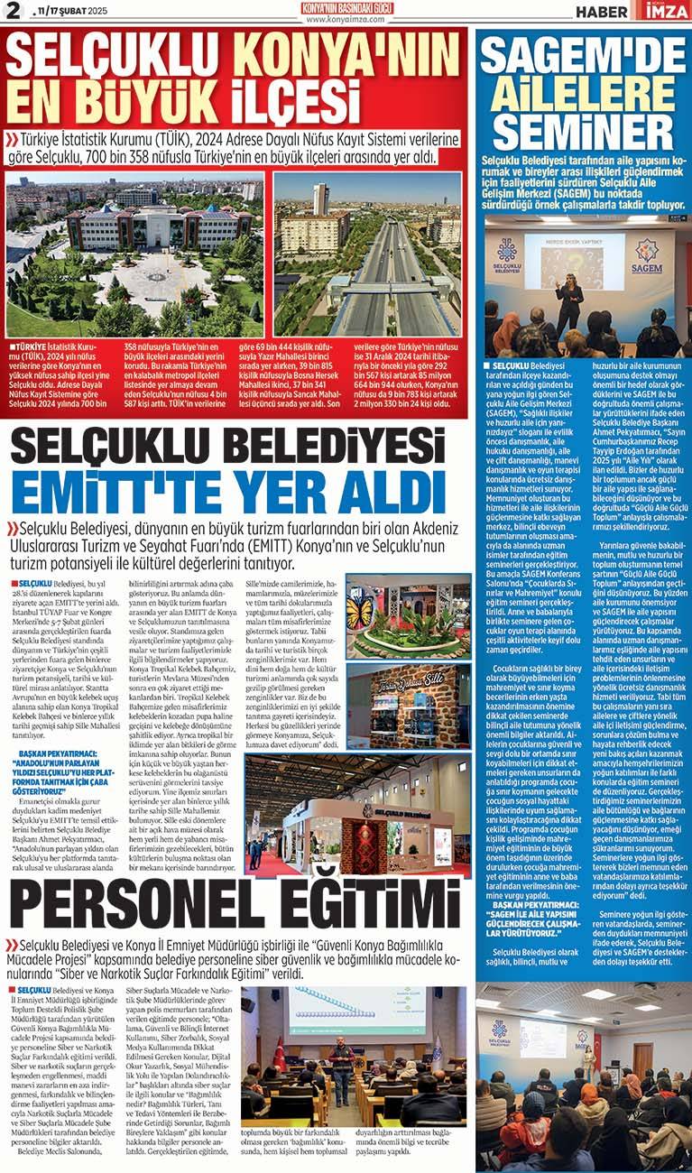 Konya İmza E-GAZETE (11/17 Şubat 2025) 2