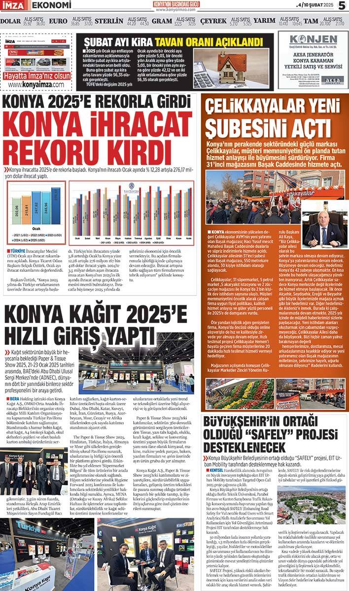Konya İmza E-GAZETE 4 / 10 Şubat 2025 5