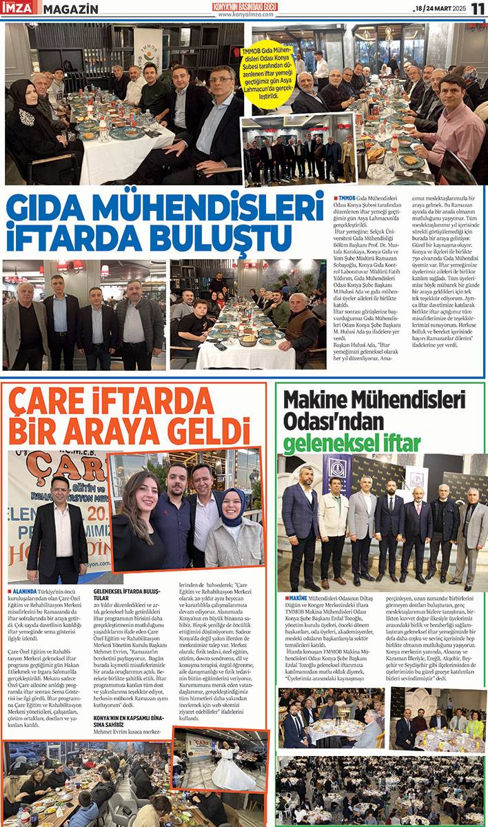 Konya İmza E-GAZETE 18 / 24 Mart 2025 11