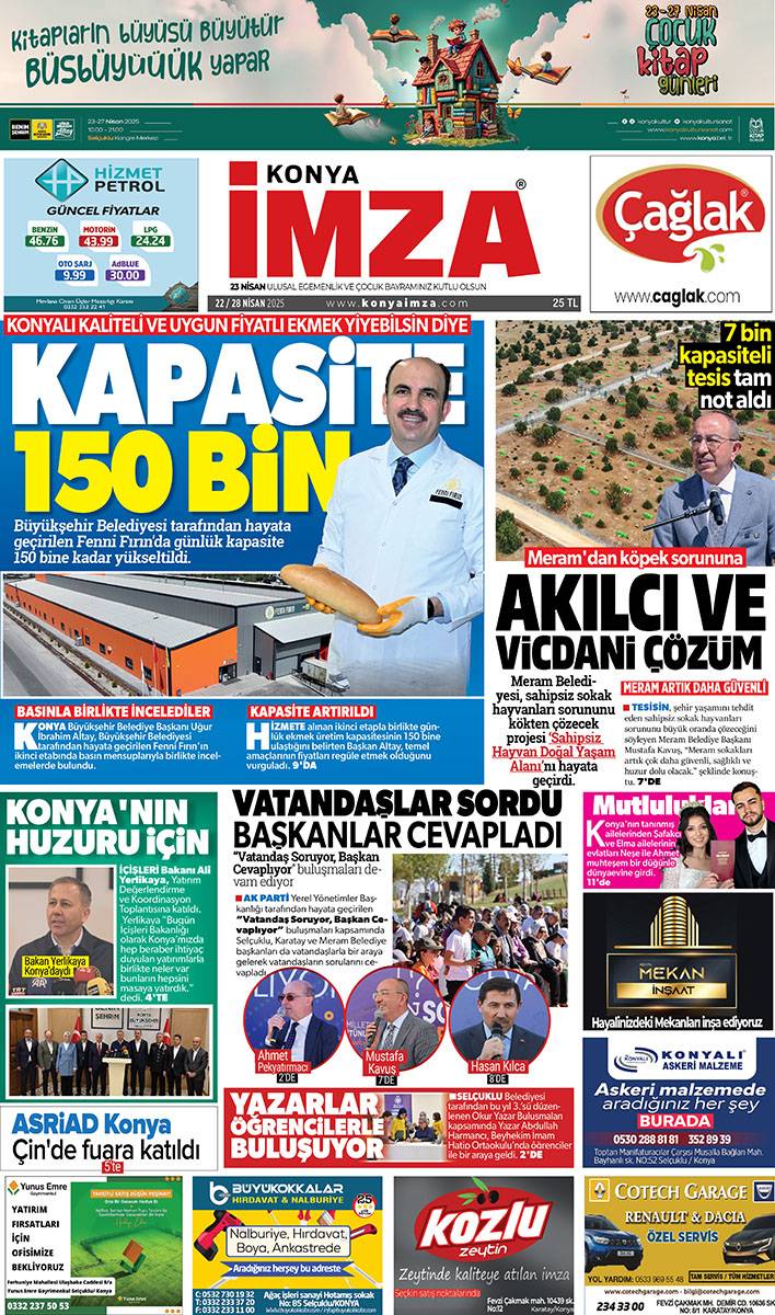 Konya İmza E-GAZETE 22/28 Nisan 2025 1