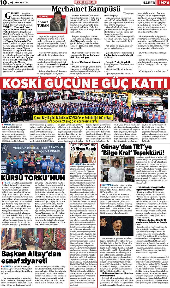 Konya İmza E-GAZETE 22/28 Nisan 2025 10