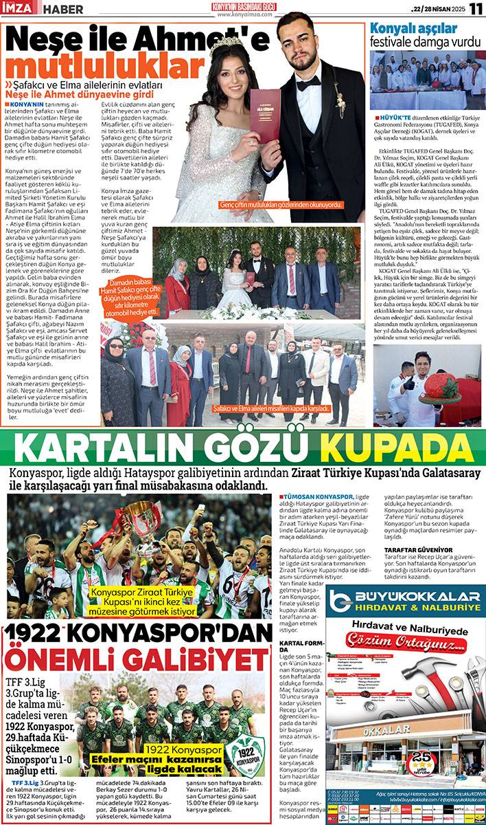 Konya İmza E-GAZETE 22/28 Nisan 2025 11