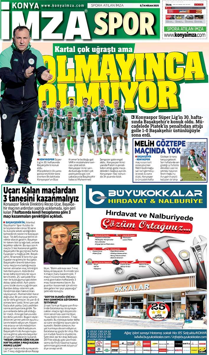 Konya İmza E-GAZETE (8 /14 Nisan 2025) 11