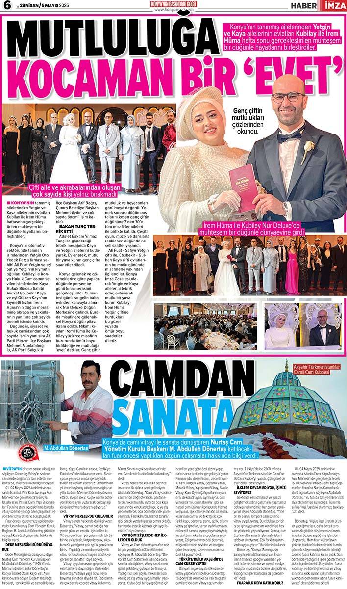 Konya İmza E-GAZETE 29 Nisan / 5 Mayıs 2025 6