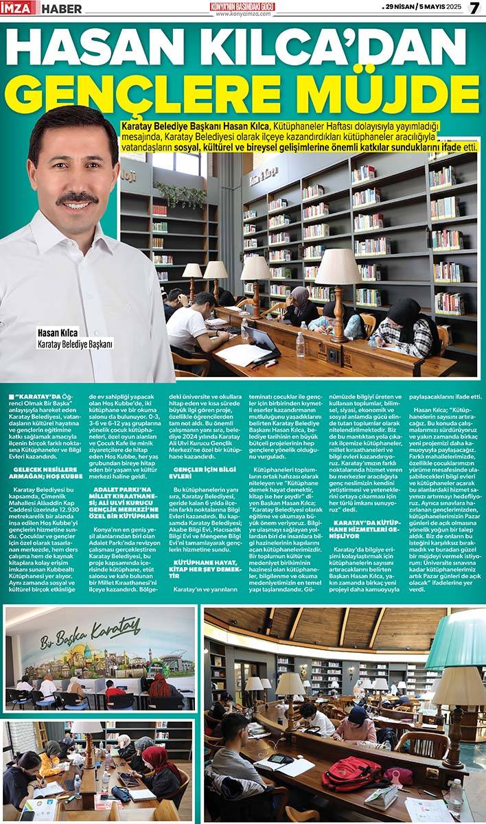 Konya İmza E-GAZETE 29 Nisan / 5 Mayıs 2025 7