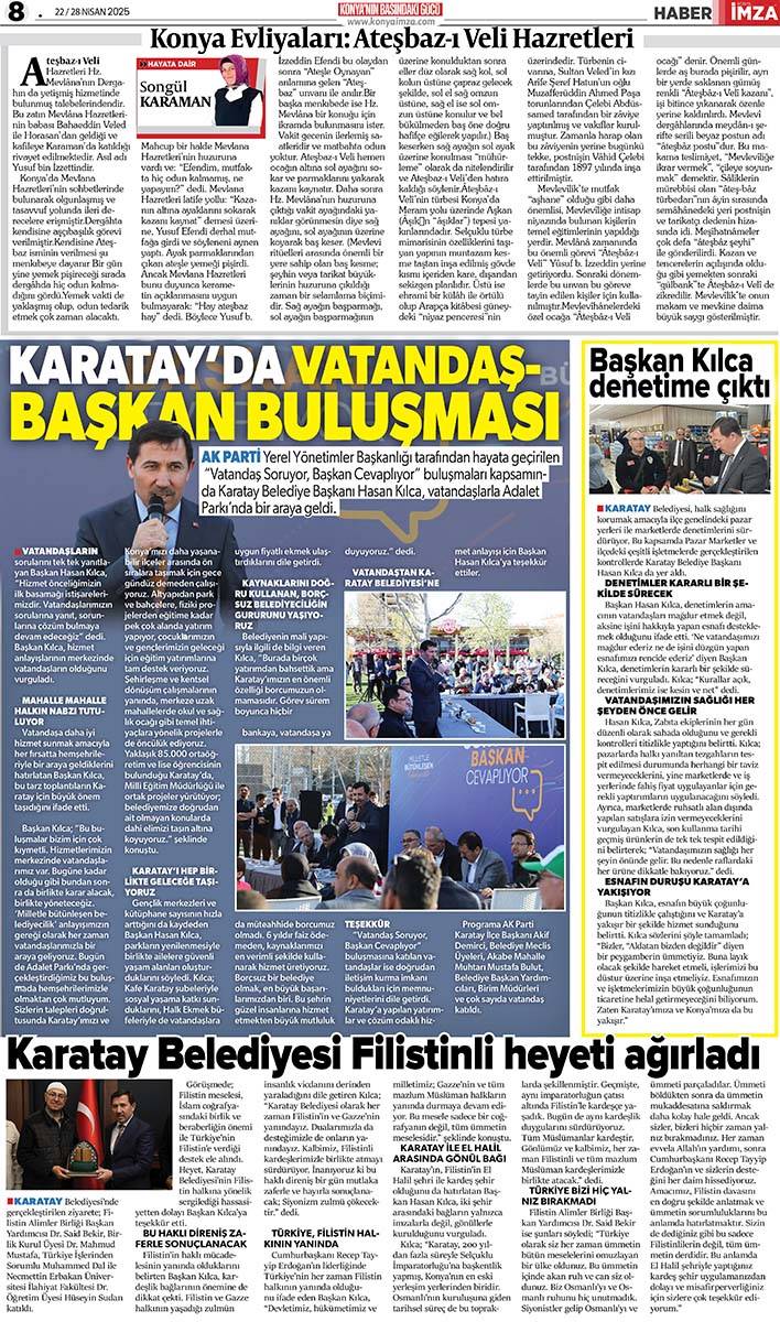 Konya İmza E-GAZETE 22/28 Nisan 2025 8