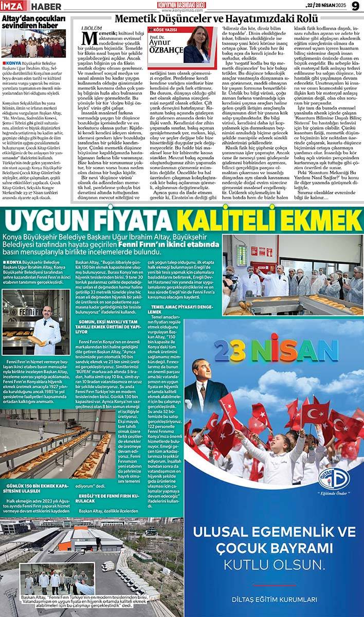 Konya İmza E-GAZETE 22/28 Nisan 2025 9