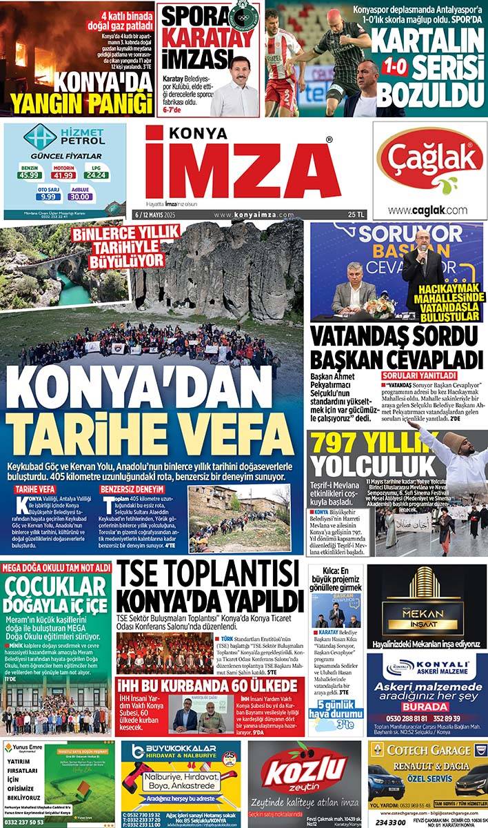 Konya İmza E-GAZETE (6 / 12 Mayıs 2025) 1
