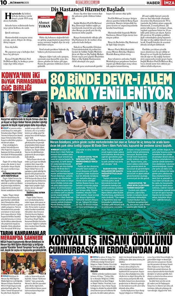 Konya İmza E-GAZETE (20 / 26 Mayıs 2025) 10