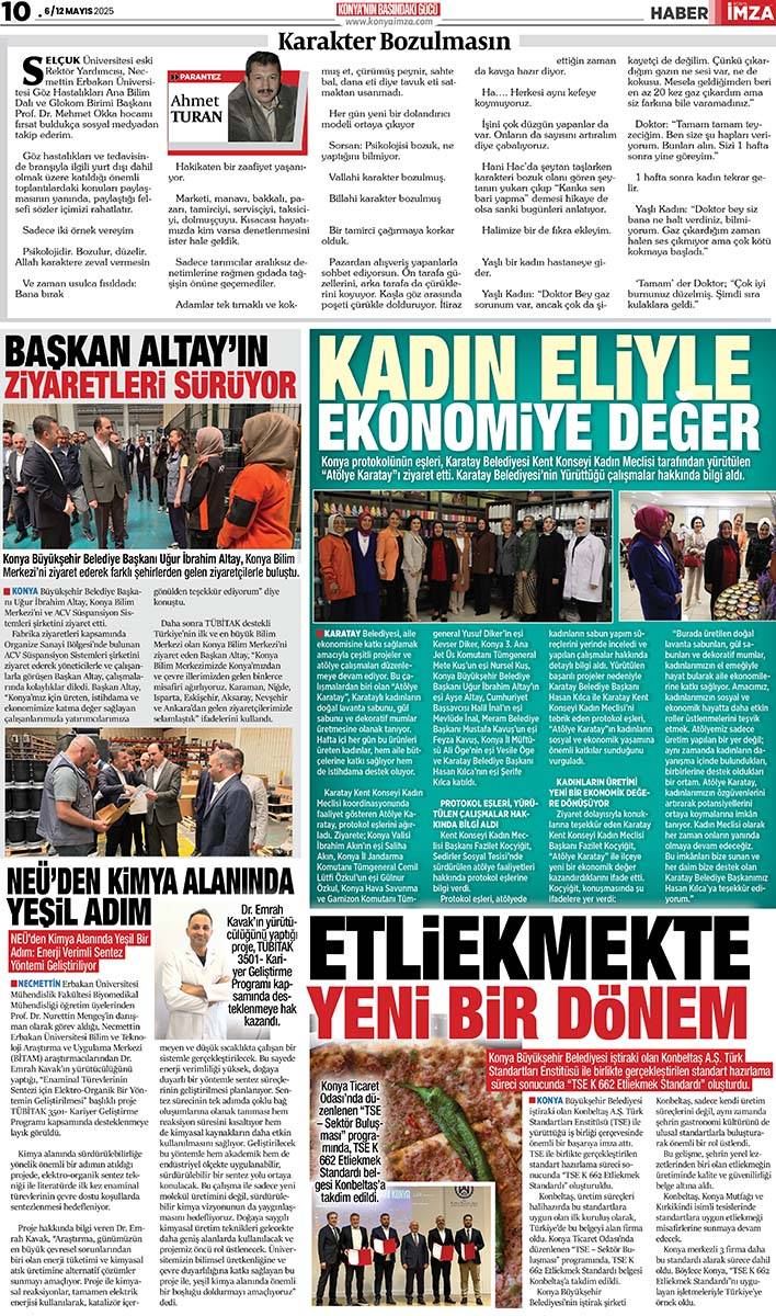 Konya İmza E-GAZETE (6 / 12 Mayıs 2025) 9