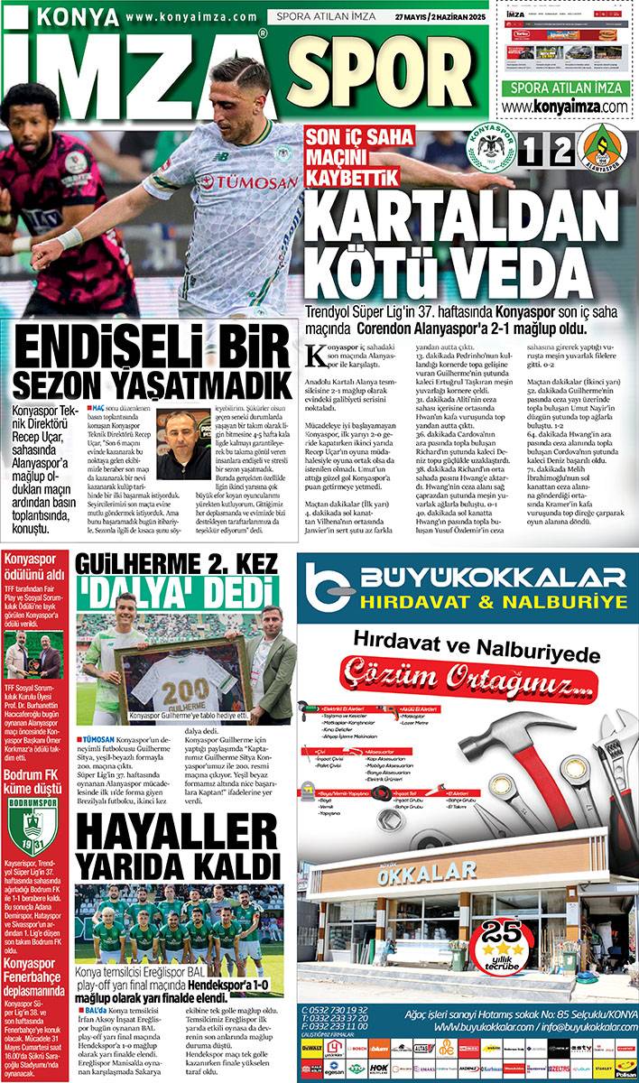Konya İmza E-GAZETE (27 Mayıs / 2 Haziran 2025) 12