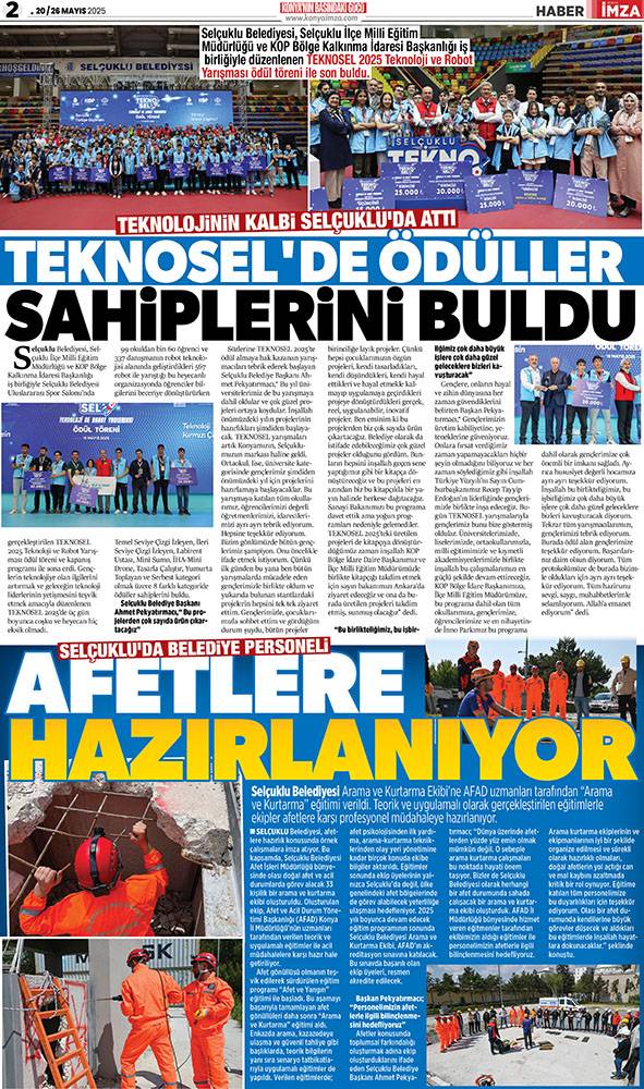 Konya İmza E-GAZETE (20 / 26 Mayıs 2025) 2
