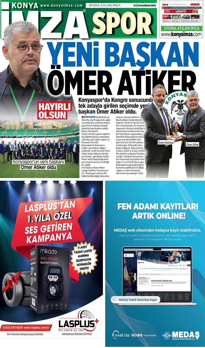 Konya İmza E-GAZETE (17 / 23 Haziran 2025) 12