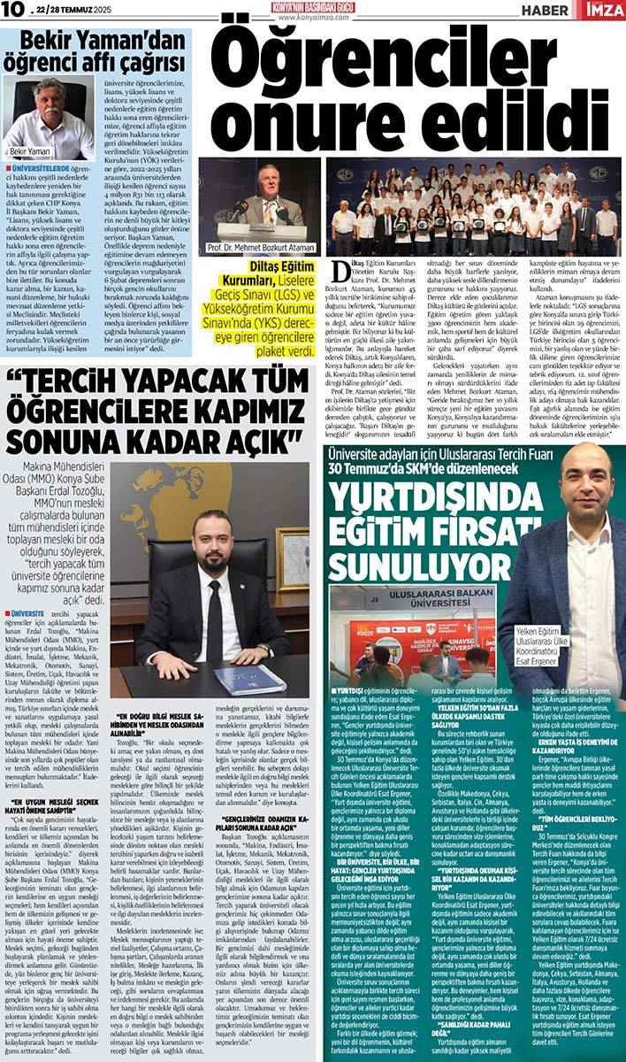 Konya İmza E-GAZETE (29 Temmuz / 4 Ağustos 2025) 9