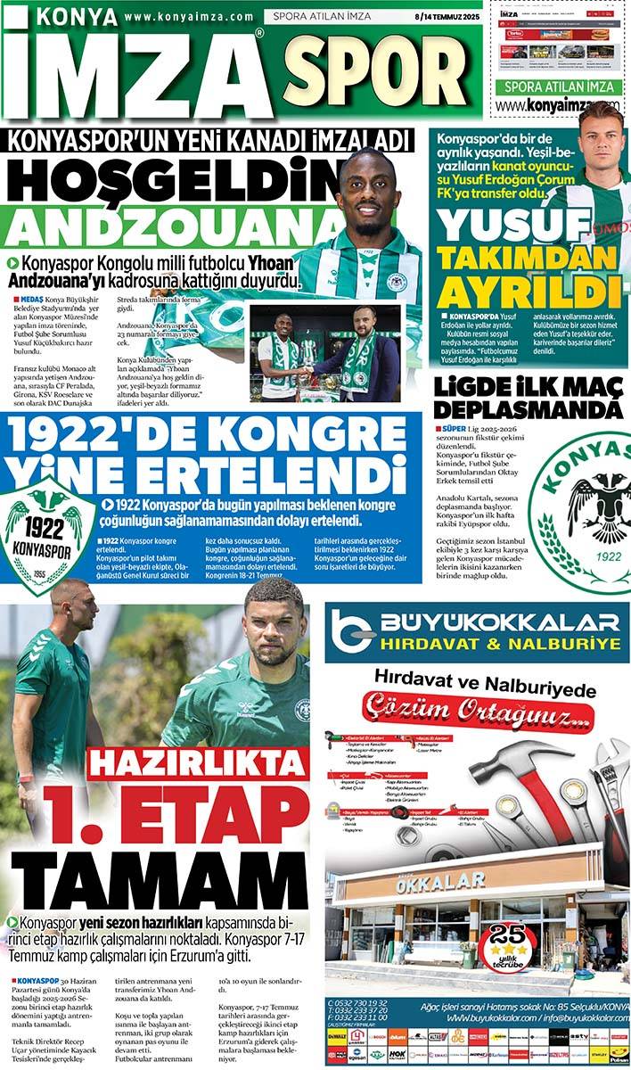 Konya İmza E-GAZETE 8 / 14 Temmuz 2025 11
