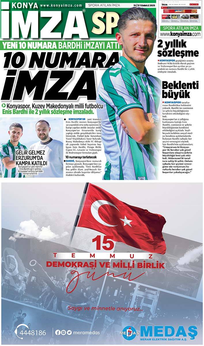Konya İmza E-GAZETE (15/21Temmuz 2025) 12
