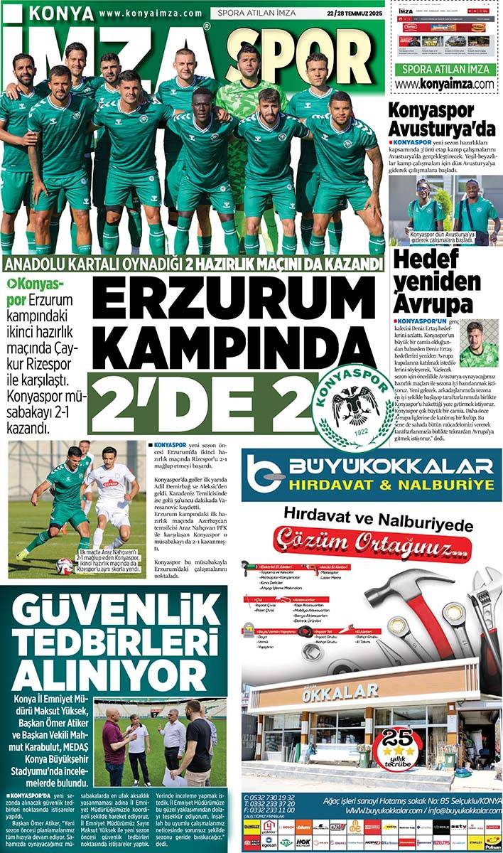 Konya İmza E-GAZETE (22 / 28 Temmuz 2025) 12