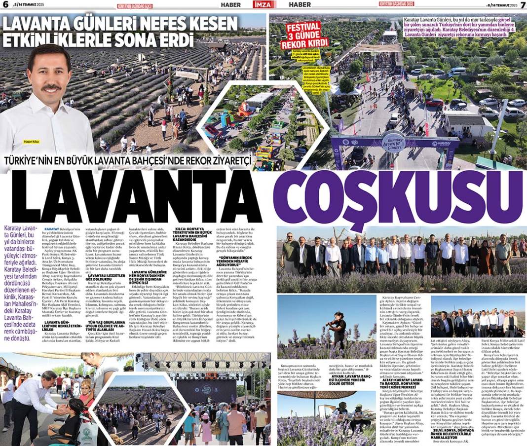 Konya İmza E-GAZETE 8 / 14 Temmuz 2025 6