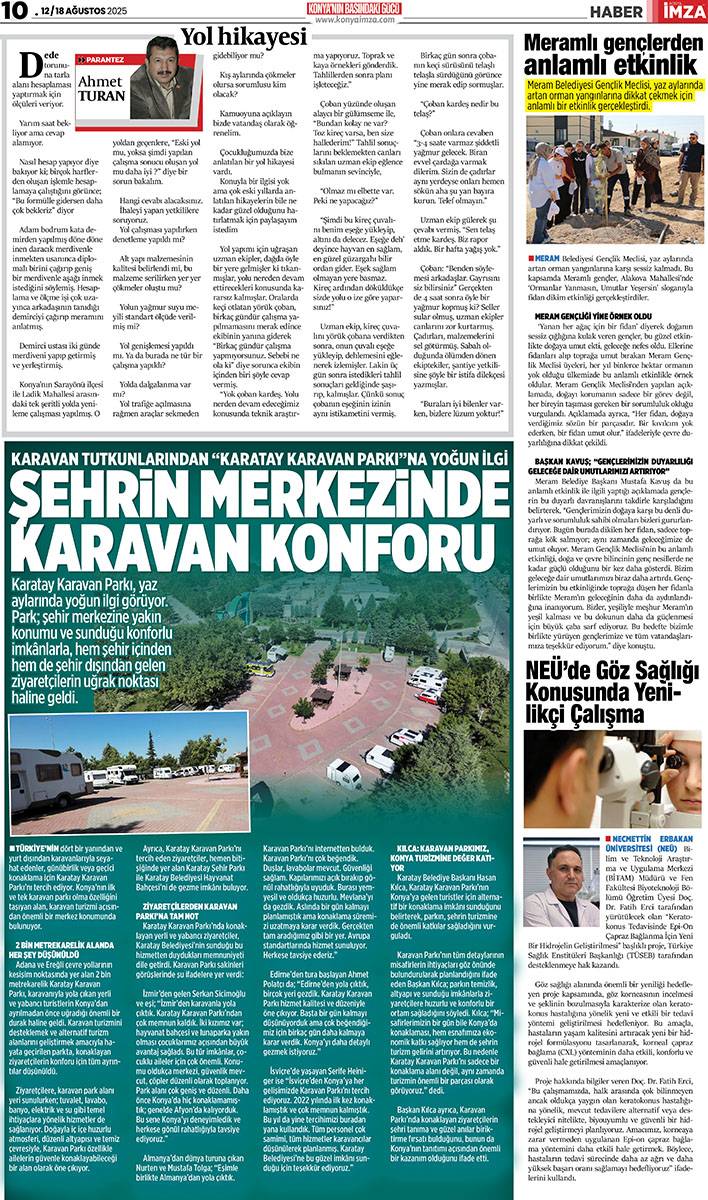 Konya İmza E-GAZETE (12 / 18 Ağustos 2025) 10