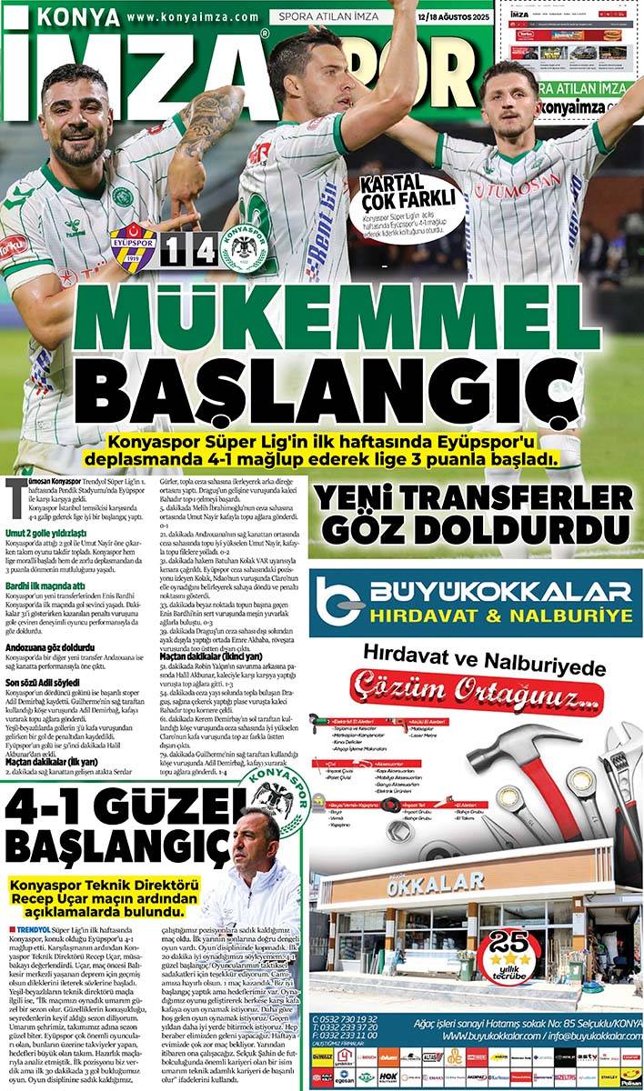 Konya İmza E-GAZETE (12 / 18 Ağustos 2025) 12