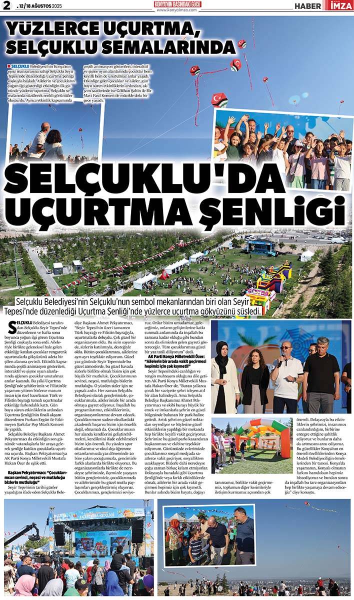 Konya İmza E-GAZETE (12 / 18 Ağustos 2025) 2