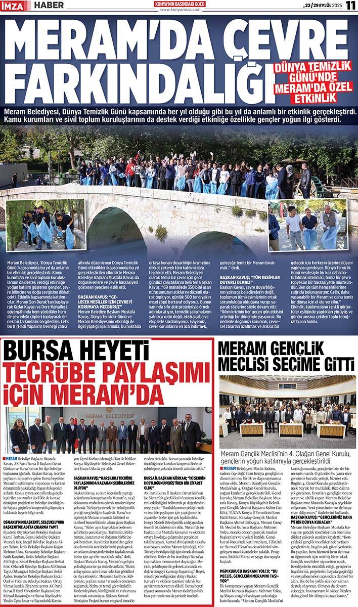 Konya İmza E-GAZETE (23/29 Eylül 2025) 11