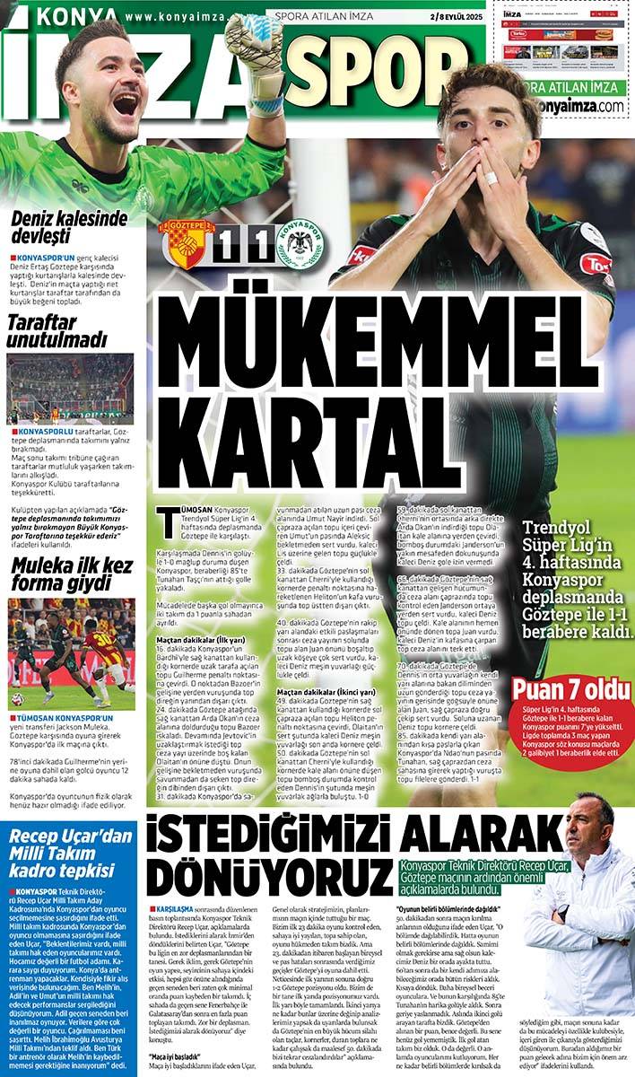 Konya İmza E- GAZETE (2 / 8 Eylül 2025) 12