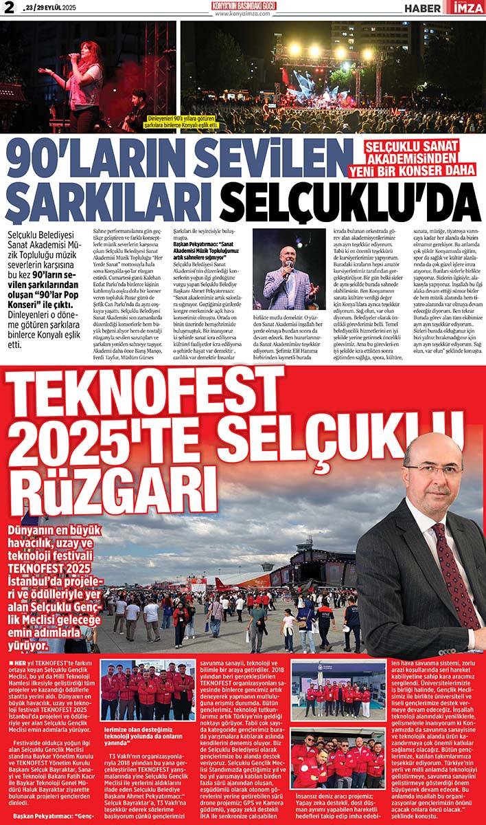 Konya İmza E-GAZETE (23/29 Eylül 2025) 2
