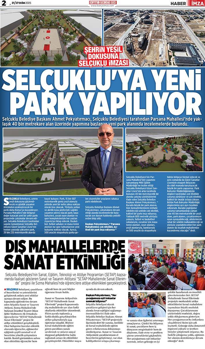 Konya İmza E-GAZETE (21 / 27 Ekim 2025) 2