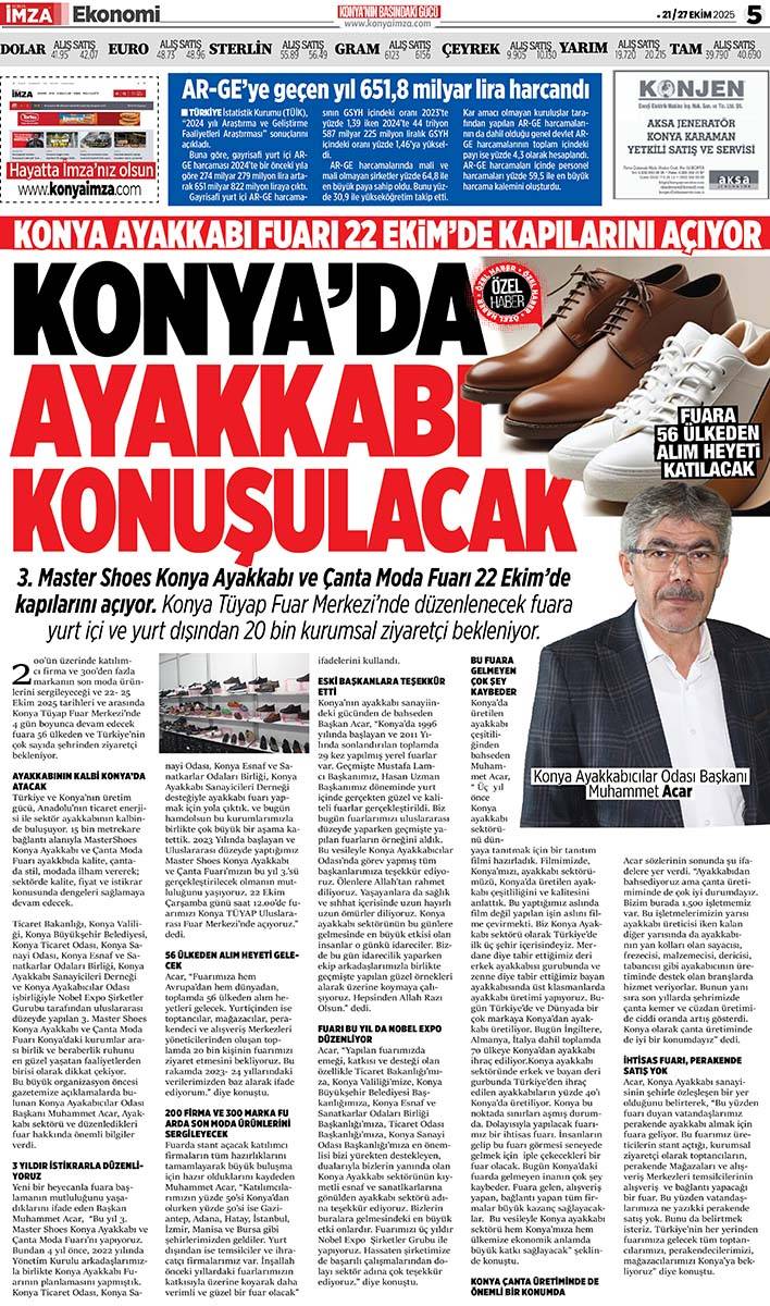 Konya İmza E-GAZETE (21 / 27 Ekim 2025) 5