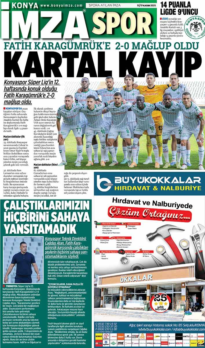 Konya İmza E-GAZETE  (11 / 17 Kasım 2025) 12