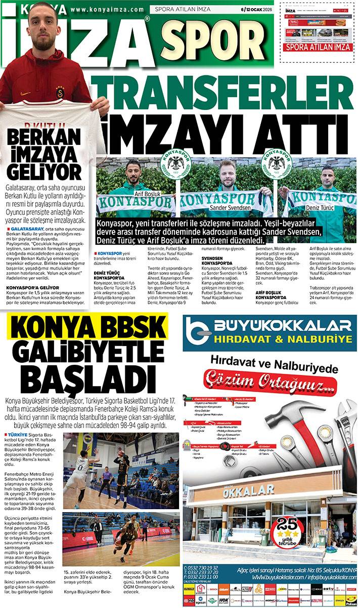 Konya İmza E-GAZETE (6 / 12 Ocak 2026) 12