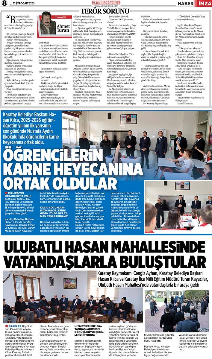 Konya İmza E-GAZETE (21 / 27 Ocak 2026) 8