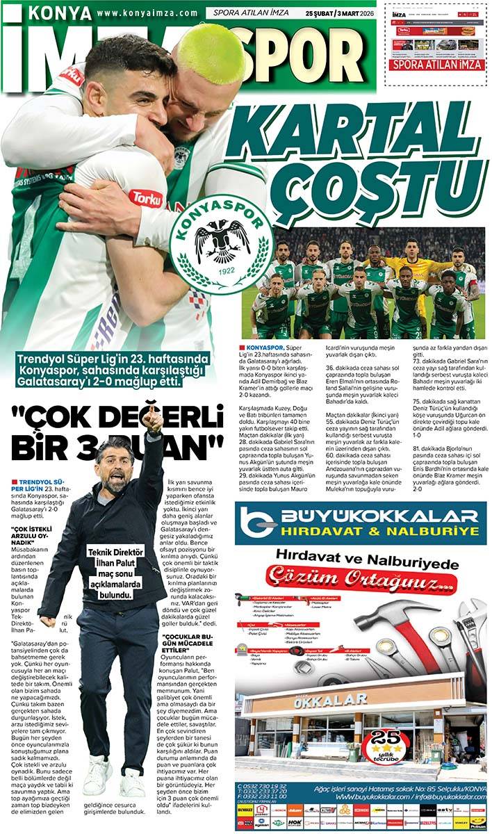 Konya İmza E-GAZETE (25 Şubat / 3 Mart 2026) 12