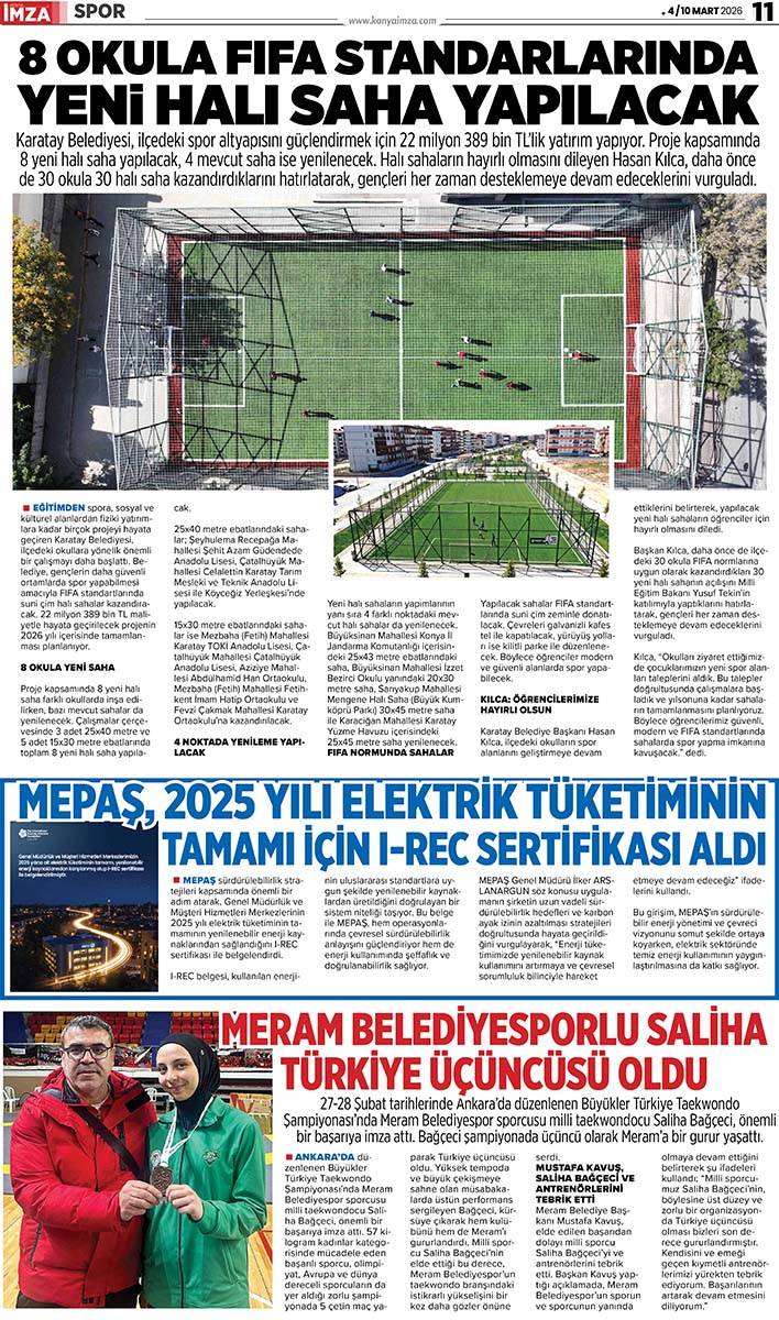 Konya İmza E-GAZETE (4 /10 Mart 2026) 11