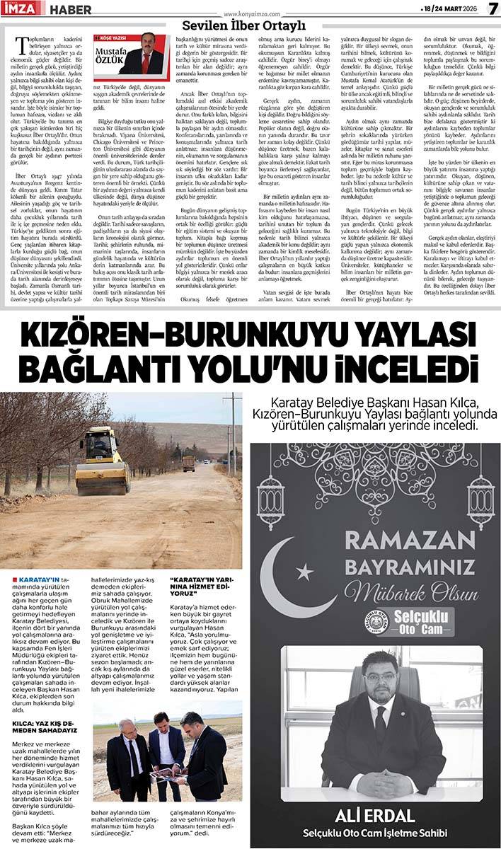 Konya İmza E GAZETE (18 / 24 Mart 2026) 7
