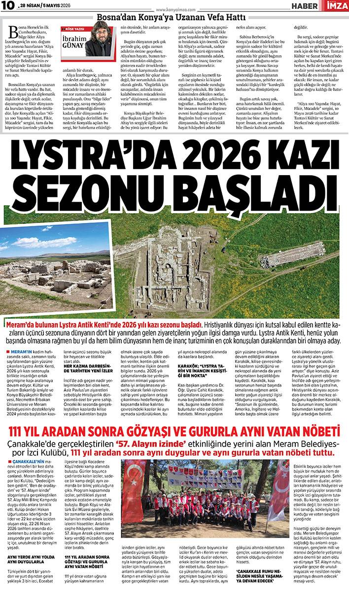 Konya İmza E-Gazete (29 Nisan / 5 Mayıs 2026) 10