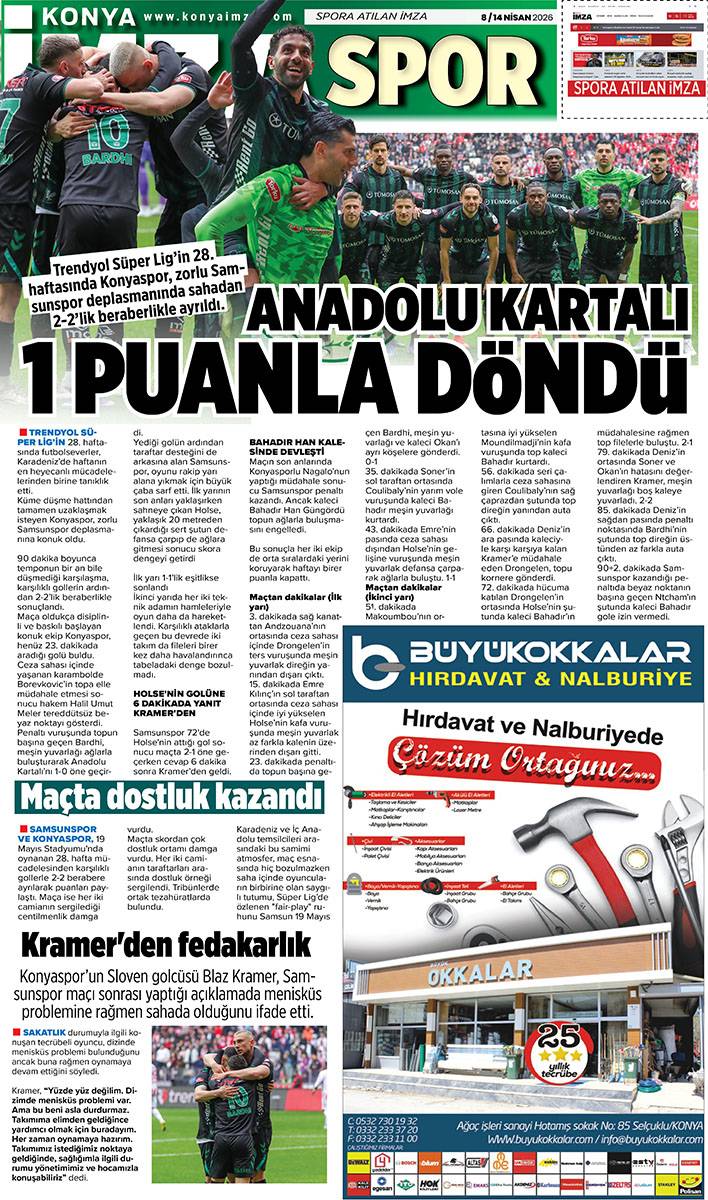 Konya İmza E-Gazete (8 / 14 Nisan 2026) 11