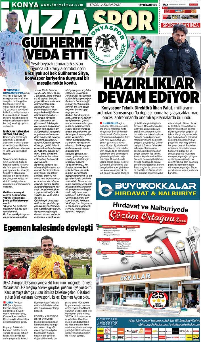Konya İmza E-GAZETE 1/ 7 Nisan 2026 12
